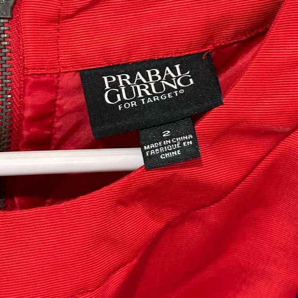 Prabal Gurung designer for Target Red Dress Size 2 Small - Picture 4 of 7